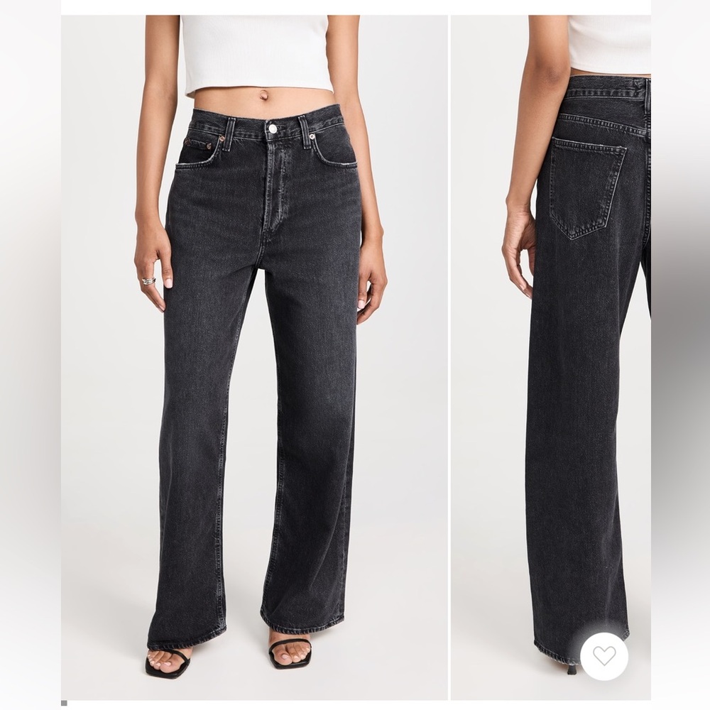 Agolde low slung baggy jean size 31